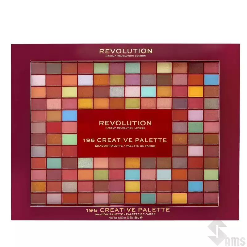 Makeup Revolution London 196 Creative Eyeshadow Palette - Sams Collection